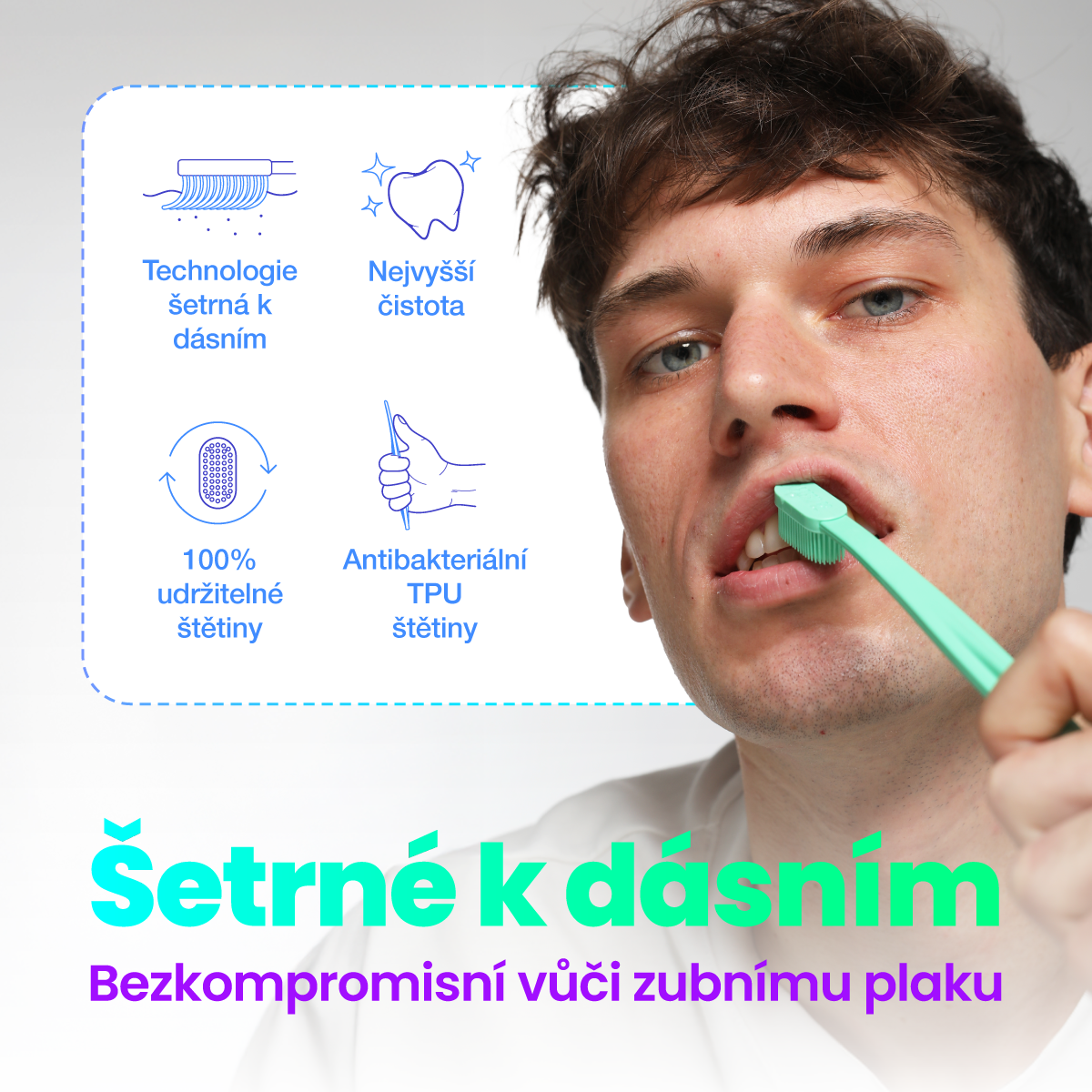 Kartáček s technologií 3D Bristle Dynamics™