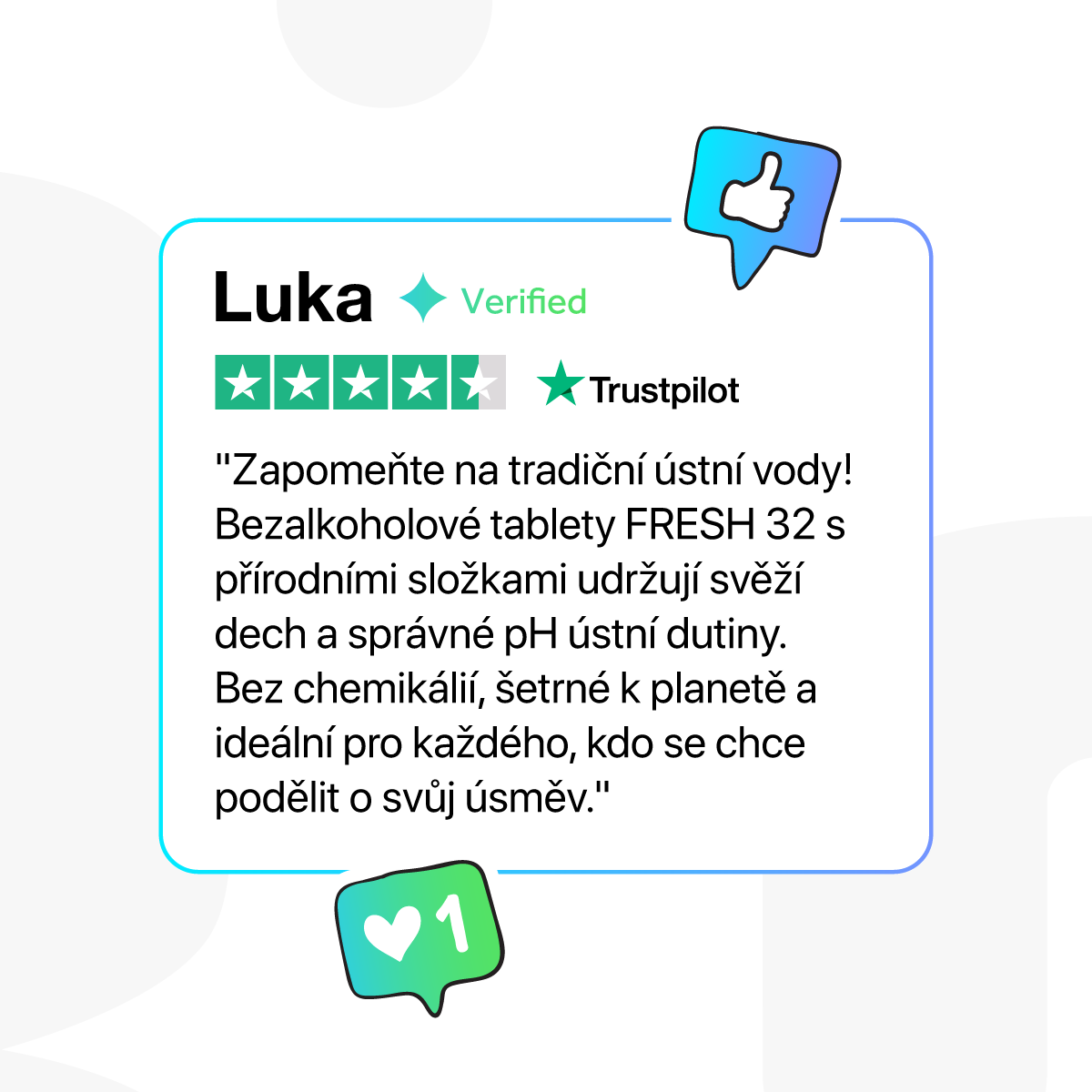 Ústní voda v tabletách