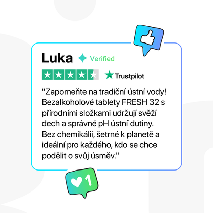 Ústní voda v tabletách