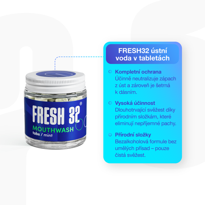 Ústní voda v tabletách