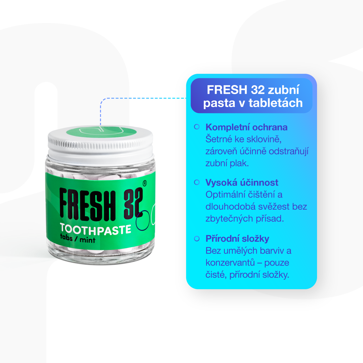 Zubní pasta v tabletách